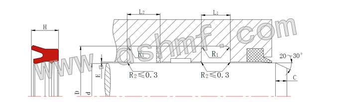 Yxd機(jī)械部標(biāo)準(zhǔn)Y型圈的常見規(guī)格型號(hào)