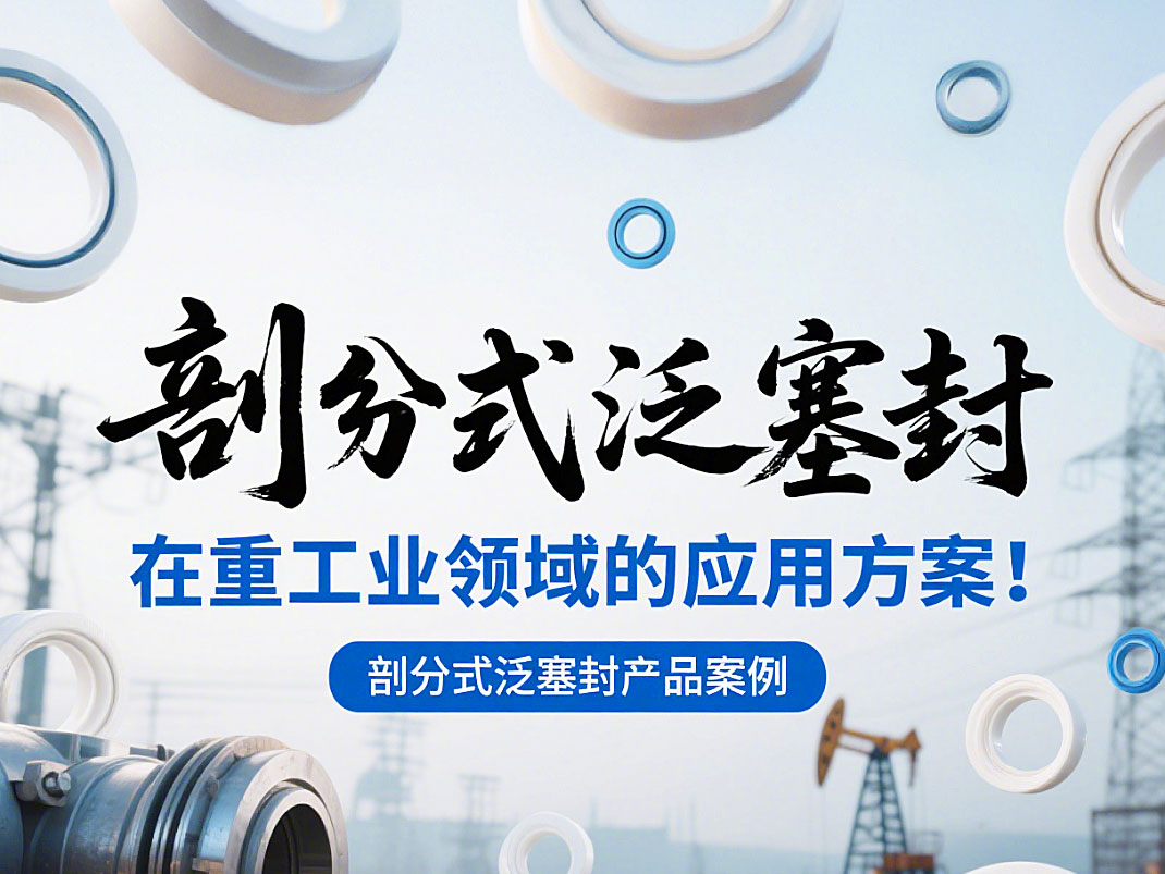 剖分式泛塞封產(chǎn)品案例 ? 在重工業(yè)領(lǐng)域的應(yīng)用方案！