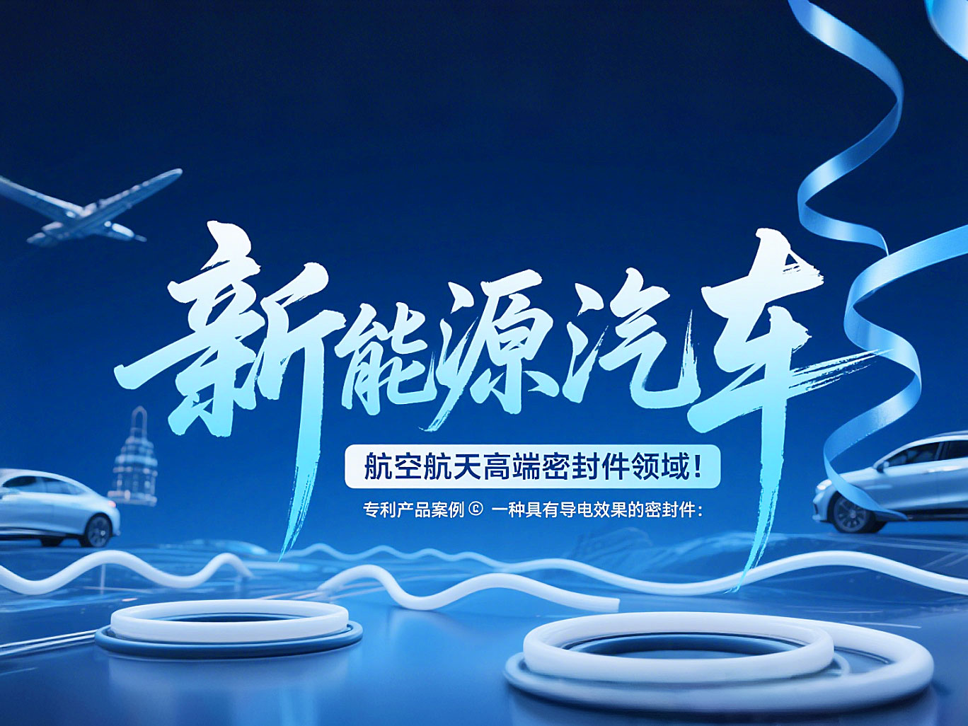 專利產(chǎn)品案例 ? 一種具有導電效果的密封件:新能源汽車+航空航天高端領(lǐng)域!