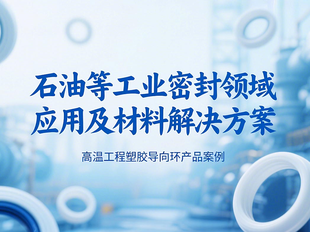 ?高溫工程塑膠導(dǎo)向環(huán)產(chǎn)品案例 ? 石油等工業(yè)密封領(lǐng)域應(yīng)用及材料解決方案！?