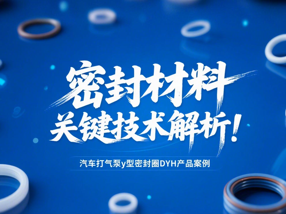汽車打氣泵y型密封圈DYH產(chǎn)品案例 ? 密封材料改性關鍵技術解析!